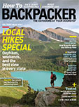 Cover photo of Backpacker Magazine Sept 2013 Edition